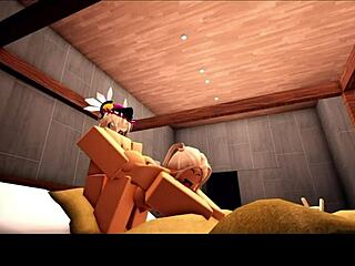 Blonde Roblox cheerleader returns with her headless jock boyfriend and teen friend in a fun adventure.