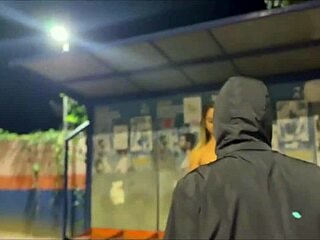 Why Does This Married Woman Fuck Bareback on the Train Line While Her Cuckold Husband Gets Excited Watching the Guy Fill Her with Cum and Then Joins In