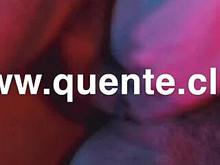 kara tai gets cock rock hard and makes it cum with deepthroat and anal fingering. bent over in fishnets and heels on bed.