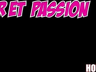 Wayne licks big ass of tattooed brunette in lingerie with monster cock.