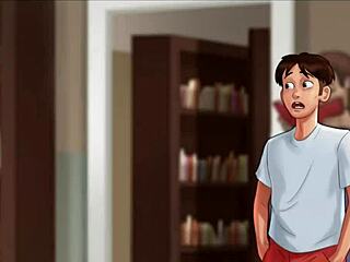 I caught my teacher fucking her bookworm student in the classroom