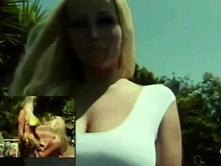 Wow, Two Busty Blondes In Bikinis Dive Into Lesbian Sexy Time By The Pool!