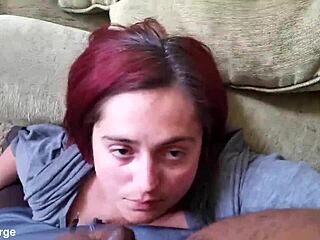 watch this big tit bbw slut take a massive facial cumshot after intense amateur action!