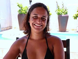 Teen Maya Pimentinha Takes Big Cock Doggystyle and Cowgirl in Fetish POV Interview