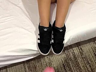 Oh man I can't believe this stranger is fucking my wife's mouth so hard with his huge cock until cumshot... she's such a cheating whore in close-up POV