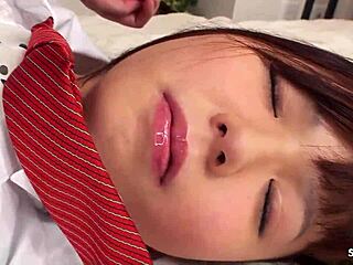 i catch my petite japanese teen stepsister in uniform leading to intimate moments