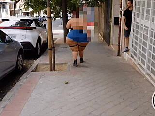 I measure Eris BBW1 massive ass in sensual situation with big natural tits and curvy Latina body