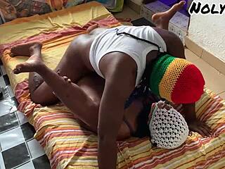 Missionary sex with juicy moaning girlfriend in homemade passionate encounter