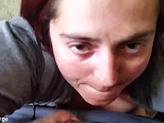 watch this big tit bbw slut take a massive facial cumshot after intense amateur action!