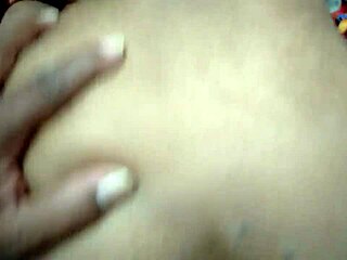 Early morning hardcore fuck with beautiful horny Indian aunt bent over in kitchen