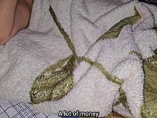 xxx desi stepdad touches his stepdaughter's tight pussy in exchange for money seeing how pretty and puffy it is