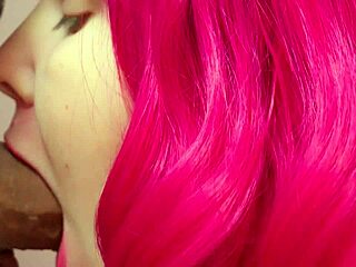 Amateur sloppy blowjob close up ends in pulsating cum in mouth oral creampie!