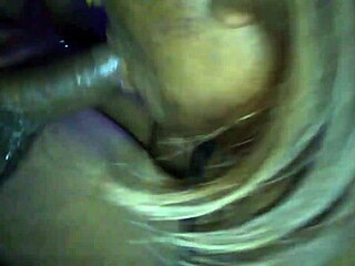 Sexy chocolate babe gets face fucked by monster until dragon cums on her face