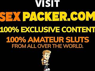 Watch this amateur Latina hottie give sloppy deepthroat POV on huge gringo cock in Medellin!