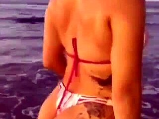 Look at this sexy body girl showing off her amateur solo moves.