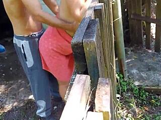 Shower Doesn't Work Married Woman Asks Farm Caretaker For Help Wearing Only Towel And Pays With Rough Sex!