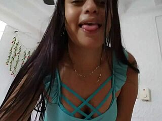 STOMPING the cock of my cuckold before ROUGH domination in amazon position as tall Colombian Latina femdom