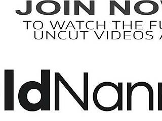 milf lulu lush does a steamy striptease and playtime session on oldnanny