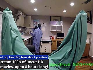 in the cum clinic extraction doctor tampa gets treated by nonbinary doctors during backstage anal fingering and moaning