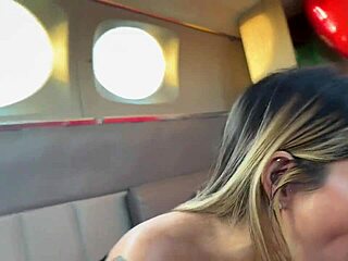 Gorgeous Babes Kali Roses and Linda Lan Subtly Crave Teddy Tarantino's Hard Dick in Plane Encounter