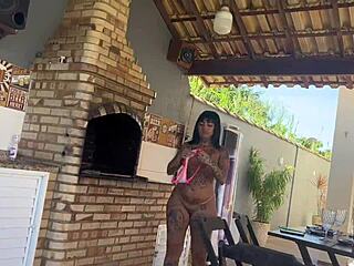 i called the girls from work to review at my beach house and look at the wild party that happened