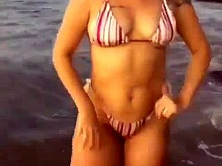 Look at this sexy body girl showing off her amateur solo moves.