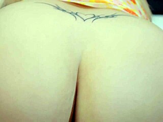 Blonde curvy Latina housewife discovered in lingerie masturbates with Mexican friend scissoring wet pussies