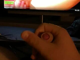 oh man, i'm masturbating to this redhead pornstar with tattoos and cumshot everywhere