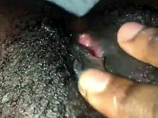 I'm a small tit ebony whore masturbating my wet homemade pussy solo