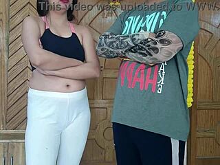 Teen Student Strips Naked for Yoga Trainer Leading to Deepthroat Blowjob and Rough Doggystyle Sex