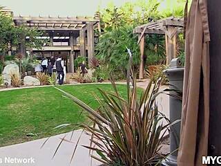 Harley Blonde Blowjob Creampie with Boyfriend and Tits Vagina