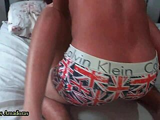 Young amateurs skip class for interracial blowjob fun