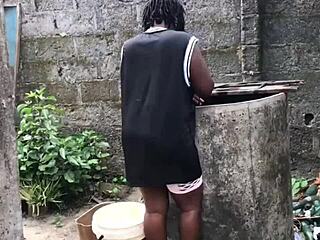 Why couldn't she resist fucking those two huge cocks from the hood in wild amateur action?