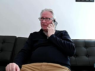 horny senior is fucking a topmodel with blowjob and cum in mouth 🔥