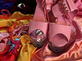 What happens when a French amateur in Turkish blue satin garter belt, bra, panties, black leather skirt, stockings, and heels enjoys rimming, deepthroat, and pussy fucking with dirty talk ending in cumshot