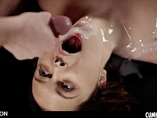 Busty alice peachy gets creampie in her big natural tits and fat pussy 😍