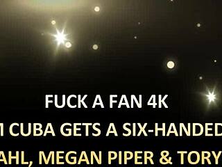 One lucky horny fan reams blonde babe Tory Lane and brunette Megan in a wild homemade threesome with deepthroat blowjobs and doggystyle fucking.