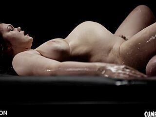 Busty alice peachy gets creampie in her big natural tits and fat pussy 😍