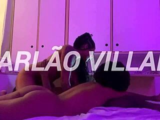 Uma foda muito gostosa with amateur brunette deepthroat on big black cock