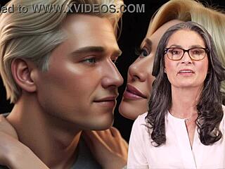 AI-Generated Story: French Mom and Stepson Play Football