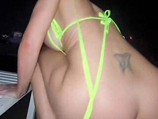 blonde raver slut sucks and fucks you on rooftop?