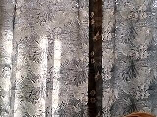 Watching the hot neighbor from the balcony sparked a fantasy.