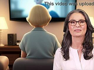 AI-Generated Story: French Mom and Stepson Play Football