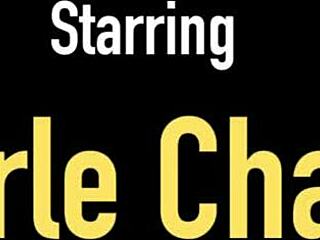 hey charlee chase, why rub your clit so hard with toy deep in that wet cunt?