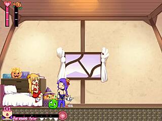 Kabopuri features Momo the pig in an impregnation stone anime game