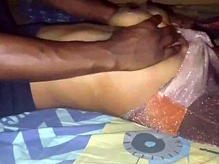 Massaging My Big Boobs Girlfriend in See-Through Bra