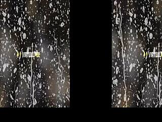 Brunetka kochająca dilda w ekstazie tryska na siebie ciepłym sikiem w Virtualpee