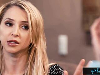 why does this busty lesbian dive so deep into my wet pussy with her tongue?