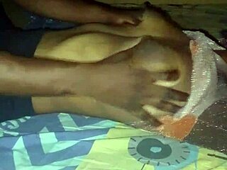 Massaging My Big Boobs Girlfriend in See-Through Bra