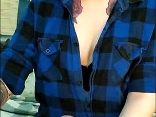 Stunning Teen Edges Friend's Tattooed Cock